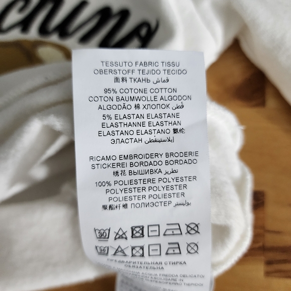 Moschino Baby Sweatshirt White Bear 12-18 months - Picture 14 of 15